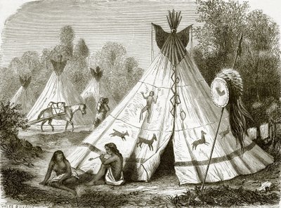 科曼奇印第安人营地 作者 英语学校