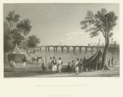 易卜拉欣帕夏营地，阿达纳附近，土耳其，1837年 作者 英语学校