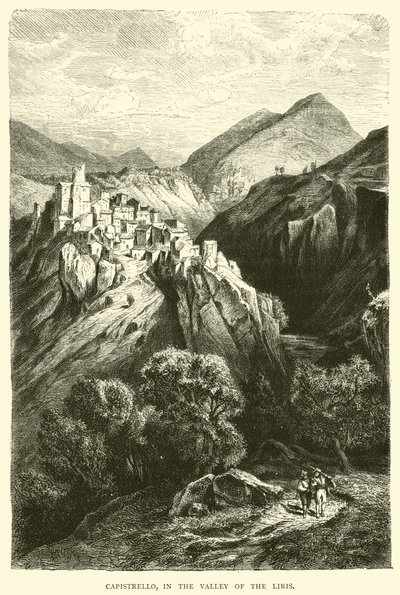 Capistrello，在Liris山谷 作者 英语学校