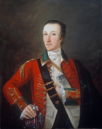 詹姆斯·戈里上尉，第87步兵团，或高地志愿者，1760年 作者 英语学校