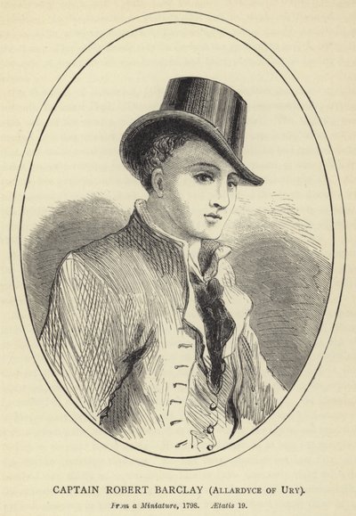 Rory Barclay上尉，Ury的Allardyce，来自微型，1798年，Aetatis 19 作者 英语学校
