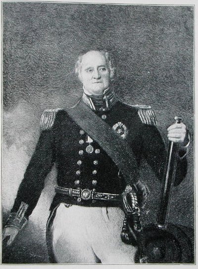 托马斯-马斯特曼-哈迪上尉（1769-1839）（雕刻）。 作者 英语学校