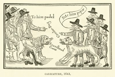 漫画，1643年 作者 英语学校