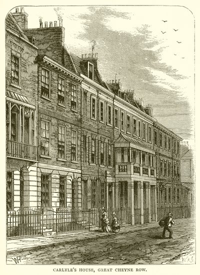 Carlyles House，大Cheyne Row 作者 英语学校