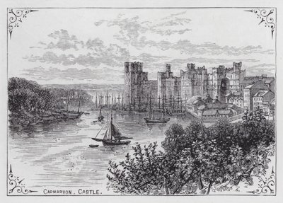 Carnarvon Castle (engraving) 作者 英语学校