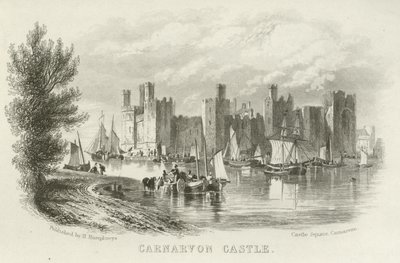 Carnarvon城堡，北威尔士 作者 英语学校