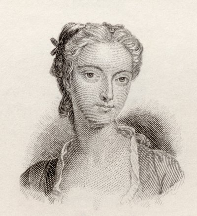凯瑟琳-克莱夫（Catherine "Kitty" Clive），名拉夫特（Nee Raftor），出自 1825 年出版的《克拉布历史词典》（Crabb