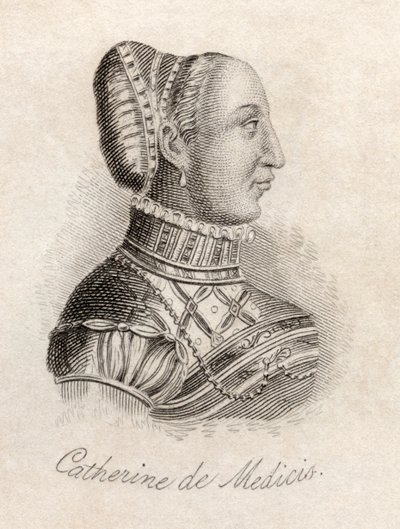 Catherine de Medici，来自&39;Crabb&39;s Historical Dictionary&39;，于1825年出版 作者 英语学校