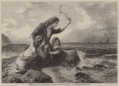 Caught by the Tide (engraving) 作者 英语学校