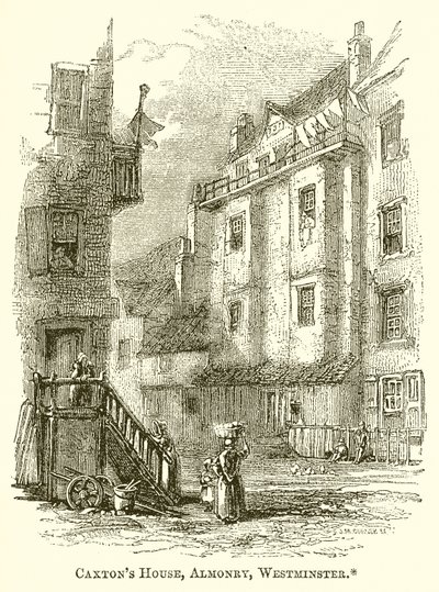Caxtons House，Almonry，威斯敏斯特 作者 English School
