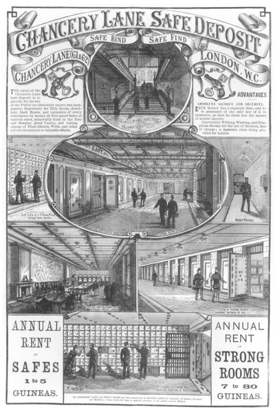 1886年Chancery Lane安全存款 作者 英语学校