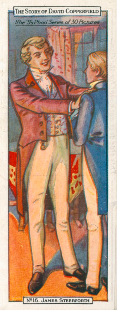 大卫-科波菲尔》中的人物：詹姆斯-斯蒂尔福斯（彩色石版画） 作者 英语学校