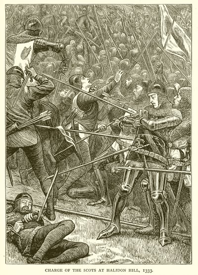 1333年在Halidon Hill的苏格兰人的指控 作者 英语学校