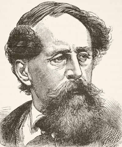 来自威廉希克曼史密斯奥布里（1858-1916）的“英国国内和国内历史”的查尔斯狄更斯出版了伦敦，1890年 作者 英语学校