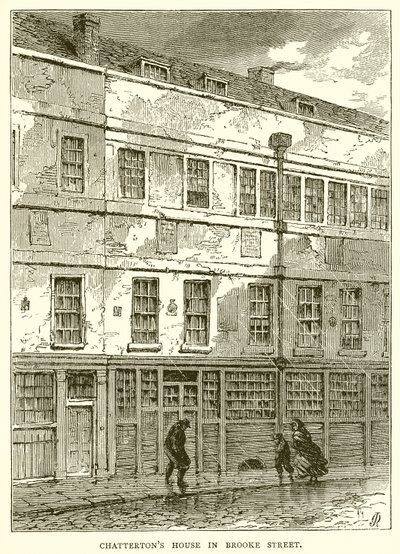 布鲁克街的Chattertons House 作者 English School