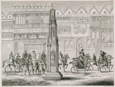 Cheapside Cross，它出现在1547年 作者 英语学校