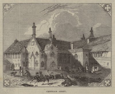 Chetham Abbey（雕刻）。 作者 英语学校