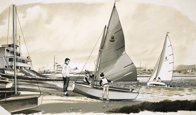 孩子们学习航行 作者 英语学校