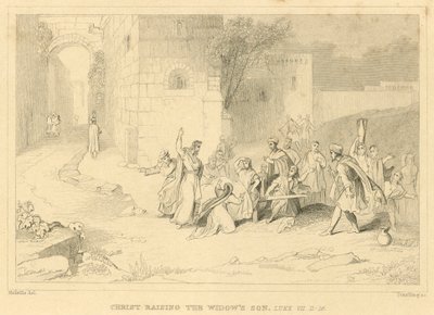 Christ raising the widow