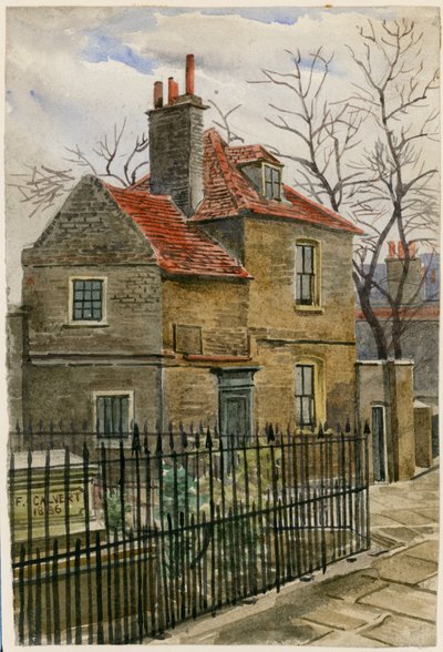 Church Cottage，Church Passage，St Marys Churchyard，Islington（wc on paper） 作者 英语学校
