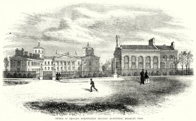 英格兰教会大都会培训机构，海布里公园（雕刻）。 作者 英语学校