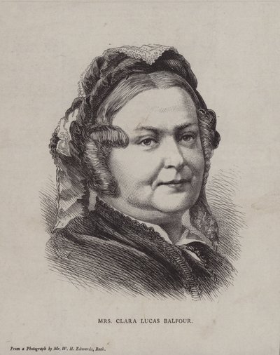 Clara Lucas Balfour，英国节制活动家 作者 英语学校