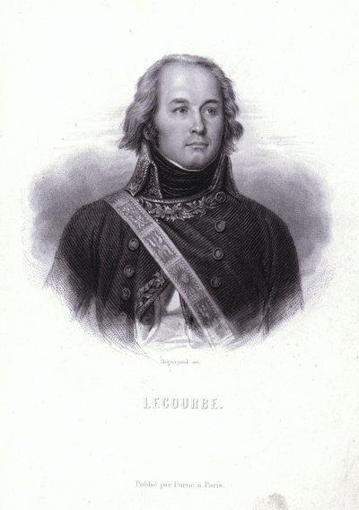 Claude Lecourbe，法国大革命和拿破仑战争期间的法国将军（版画） 作者 英语学校