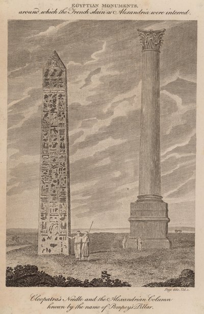 Cleopatras Needle和以Pompeys Pillar为名的Alexandrian Column 作者 英语学校
