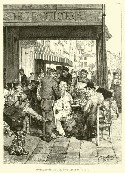 Riva Degli Schiavoni的咖啡馆 作者 英语学校