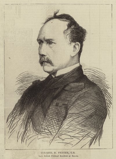 R Phayre 上校，CB（雕刻） 作者 英语学校