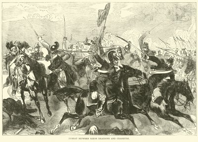 1870年9月，Saxon Dragoons和Chasseurs之间的战斗 作者 英语学校