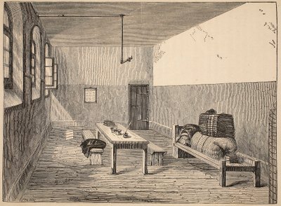 谴责的细胞，Newgate，来自伦敦刑事监狱的插图和来自监狱生活的场景，Henry Mayhew和John Binny，酒吧。 1862年 作者 英语学校