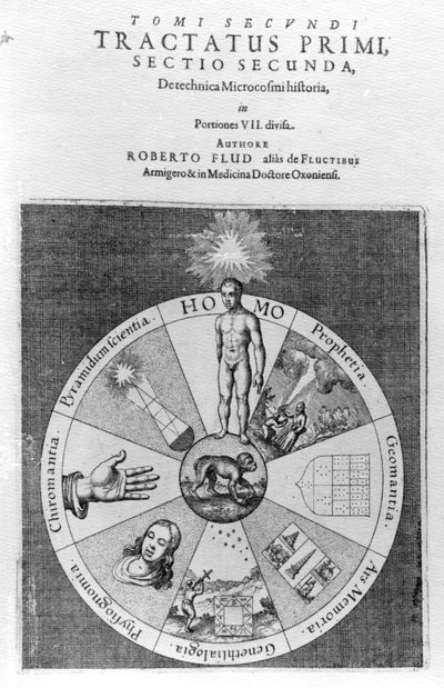 建造宇宙，来自Robert Fludd的&39;Utriusque Cosmi Historia&39;，1619 作者 English School