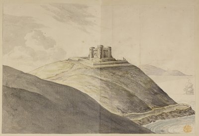 科克港（纸上钢笔、墨水和水彩画） 作者 英语学校