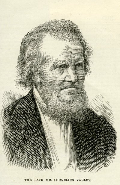 Cornelius Varley（1781-1873）来自“伦敦新闻画报”，1873年10月25日 作者 English School
