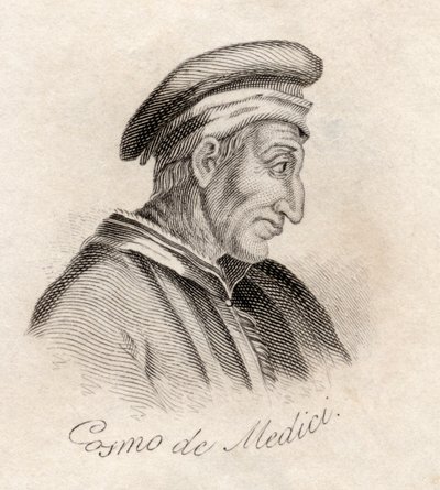 Cosimo de Medici，来自&39;Crabb&39;s Historical Dictionary&39;，于1825年出版 作者 英语学校