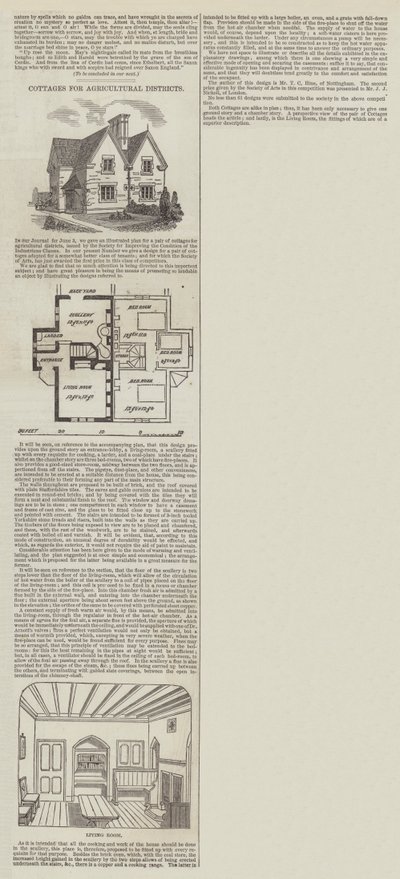 农区小屋（雕刻） 作者 英语学校