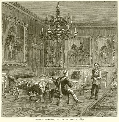 市议会，圣詹姆斯宫，1840年 作者 英语学校
