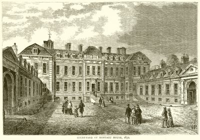 1830年Montagu House的Court-Yard 作者 英语学校