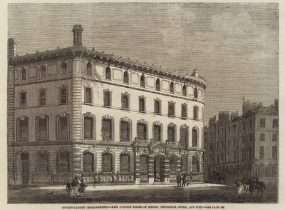考文特花园的改善 -  Messrs Debenham，Storr and Sons的新拍卖室 作者 英语学校