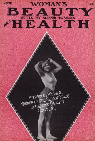 女人的美丽与健康》杂志的封面 作者 英语学校