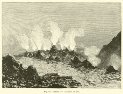1834年维苏威火山的火山口 作者 英语学校
