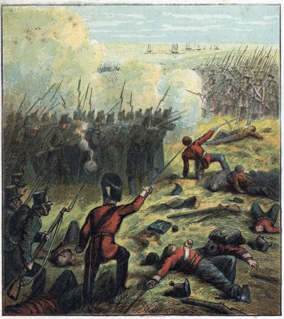 俄罗斯和奥斯曼帝国之间的克里米战争（1853-1856）：法国和英国与土耳其人结盟，于1854年10月17日至1855年9月8日围攻俄罗斯港口塞巴斯托波尔。围攻塞巴斯托波尔 作者 英语学校