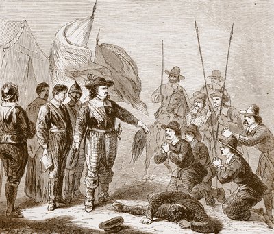 克伦威尔镇压军队中的叛变，1649年 作者 英语学校