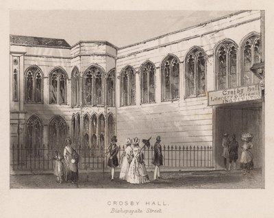 Crosby Hall，Bishopsgate Street，伦敦 作者 英语学校