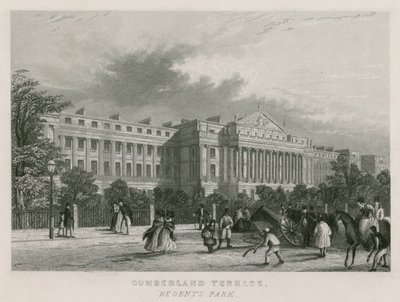 摄政公园，伦敦坎伯兰露台 作者 英语学校