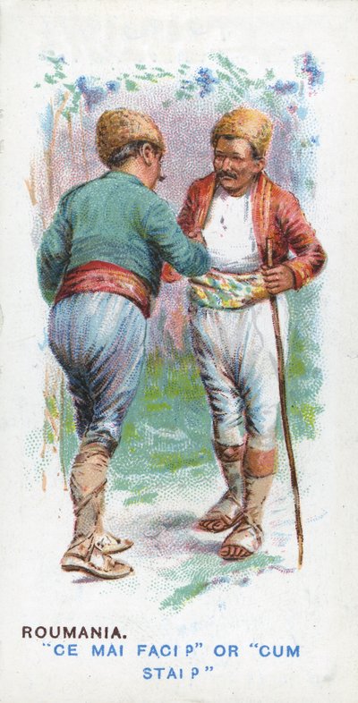 1907年罗马尼亚的习惯性问候 作者 英语学校