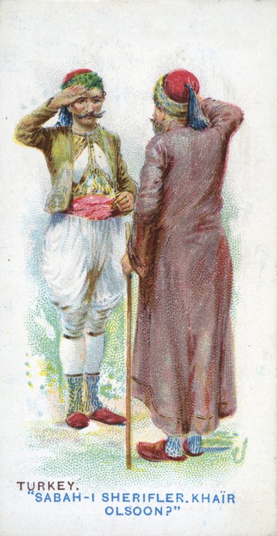 土耳其的习惯性问候，1907年 作者 英语学校