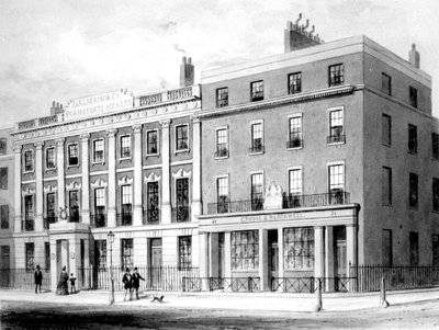 达莱曼公司在1854年的Soho广场上 作者 英语学校