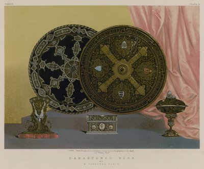 巴黎H Dueresne的Damascened Work 作者 英语学校